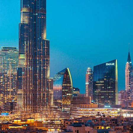 Elite Royal Apartment - Panoramic Full Burj Khalifa, Fountain & Skyline View - Baron Dubaj Kültér fotó