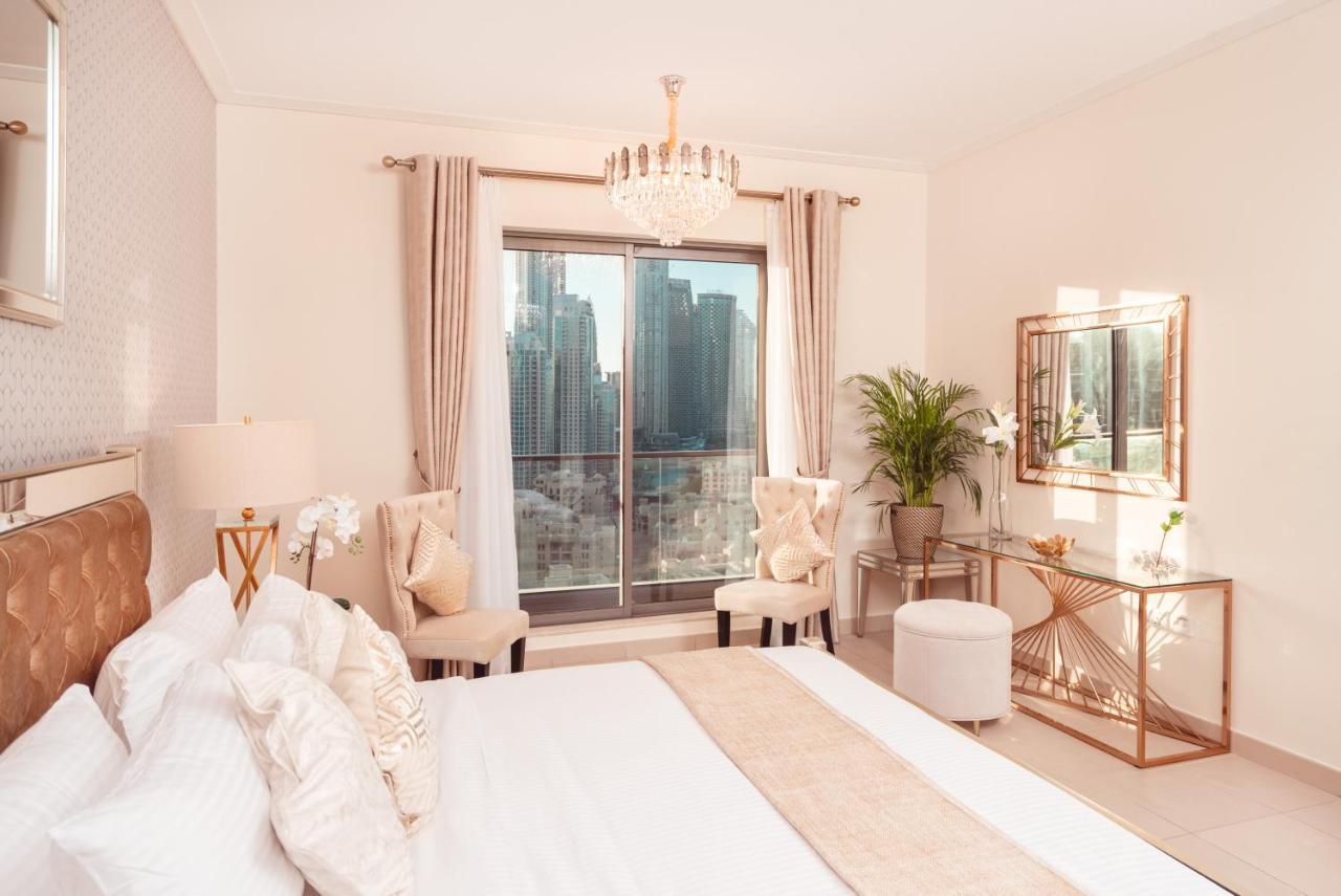 Elite Royal Apartment - Panoramic Full Burj Khalifa, Fountain & Skyline View - Baron Dubaj Kültér fotó